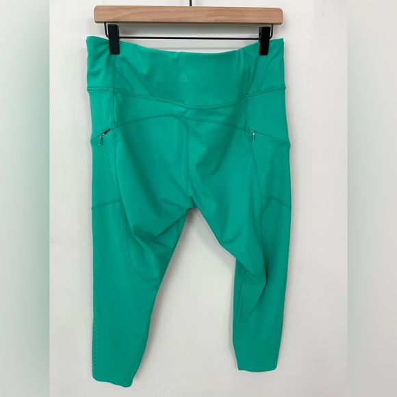 Athleta Bright Green Performance Leggings - Picture 6 of 10